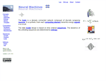 Tablet Screenshot of neuralmachines.com